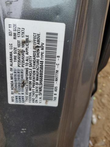 Photo 13 VIN: 5FNRL5H66BB058848 - HONDA ODYSSEY EX 