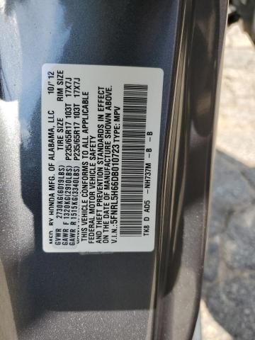 Photo 12 VIN: 5FNRL5H66DB010723 - HONDA ODYSSEY EX 