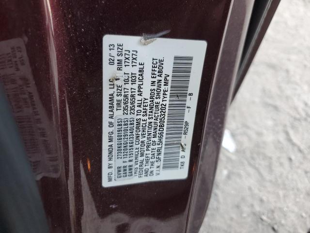 Photo 12 VIN: 5FNRL5H66DB053202 - HONDA ODYSSEY EX 