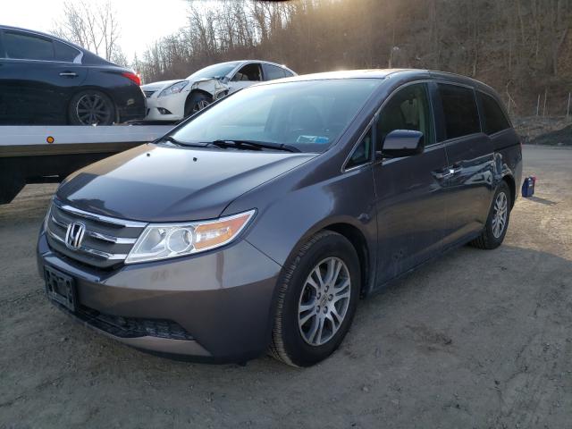 Photo 1 VIN: 5FNRL5H66DB079279 - HONDA ODYSSEY EX 