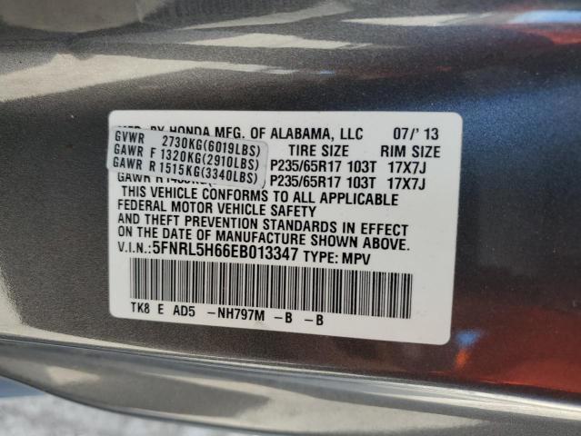 Photo 12 VIN: 5FNRL5H66EB013347 - HONDA ODYSSEY EX 