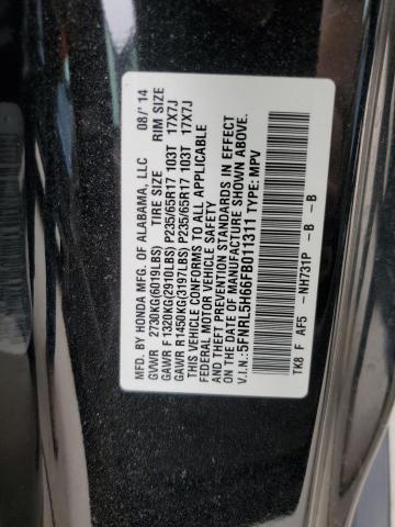 Photo 12 VIN: 5FNRL5H66FB011311 - HONDA ODYSSEY EX 