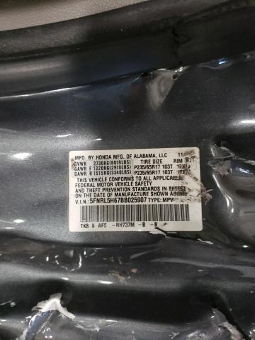 Photo 12 VIN: 5FNRL5H67BB025907 - HONDA ODYSSEY EX 