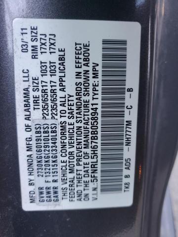 Photo 12 VIN: 5FNRL5H67BB058941 - HONDA ODYSSEY EX 