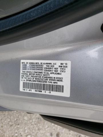 Photo 9 VIN: 5FNRL5H67EB023255 - HONDA ODYSSEY EX 