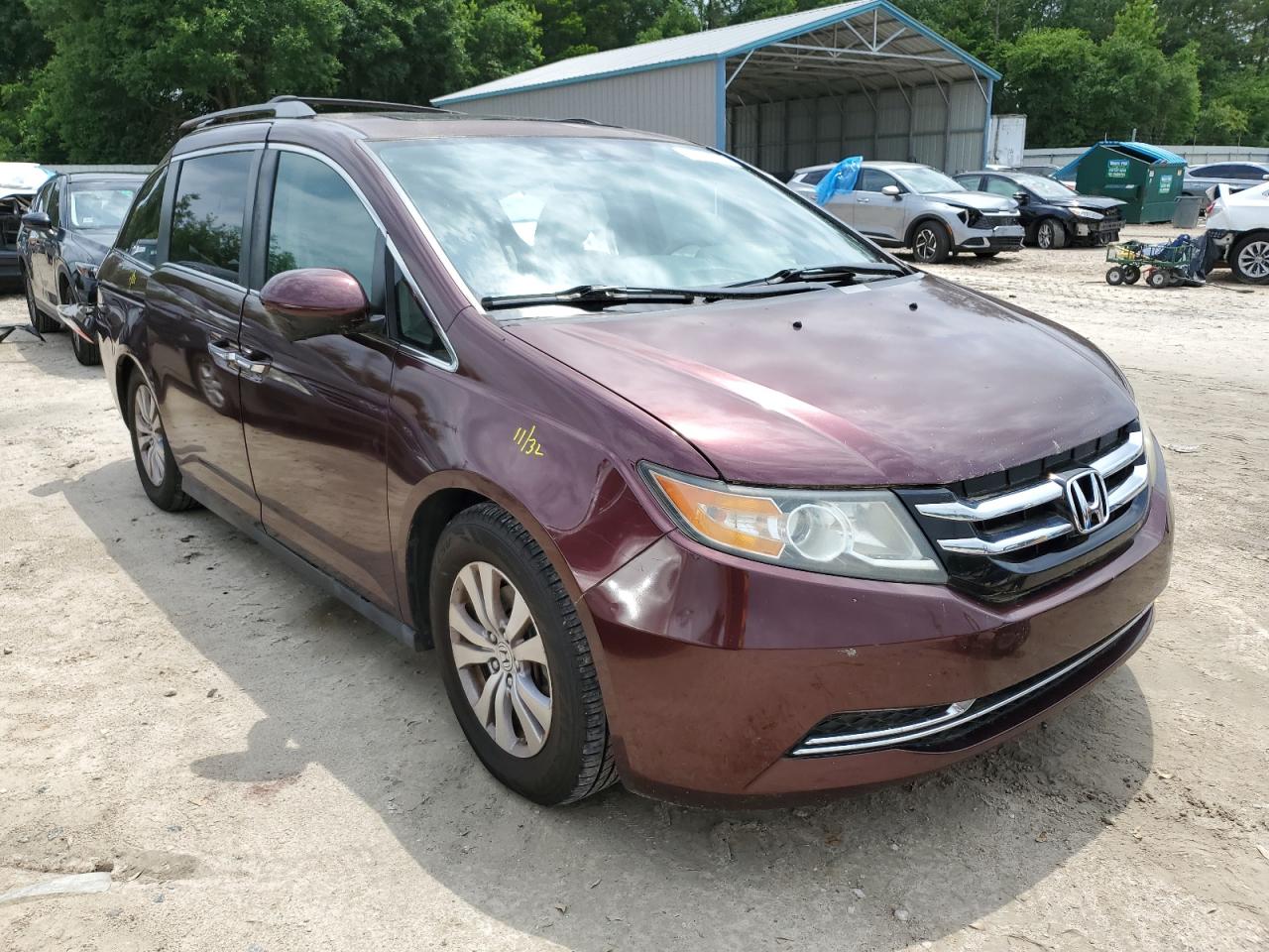 Photo 3 VIN: 5FNRL5H67FB044432 - HONDA ODYSSEY 