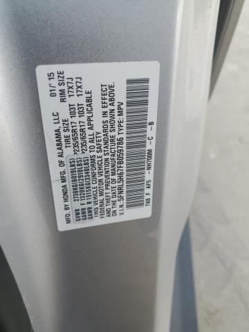 Photo 12 VIN: 5FNRL5H67FB059786 - HONDA ODYSSEY EX 