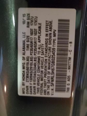 Photo 13 VIN: 5FNRL5H67GB025459 - HONDA ODYSSEY EX 