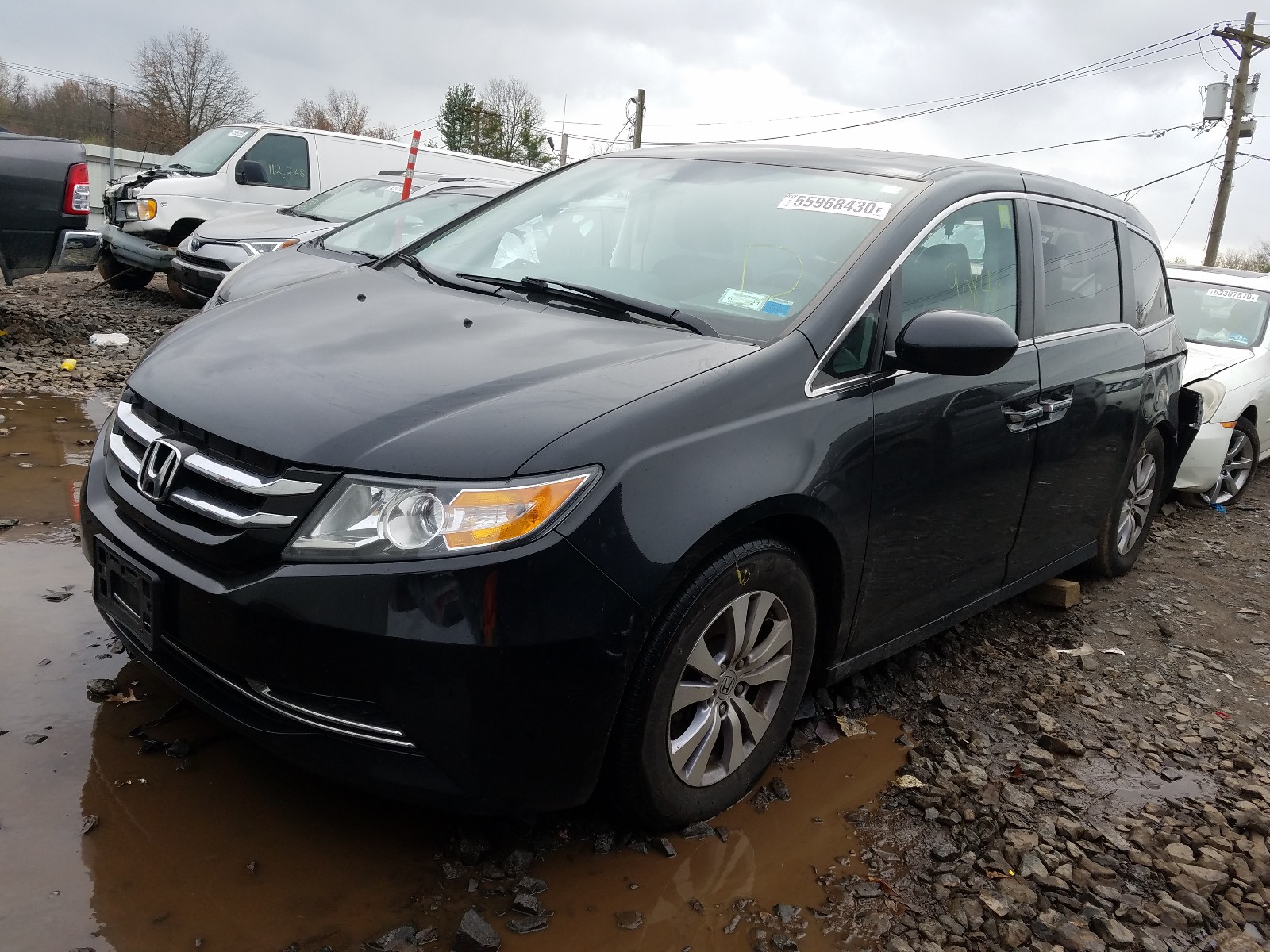 Photo 1 VIN: 5FNRL5H67GB168671 - HONDA ODYSSEY EX 