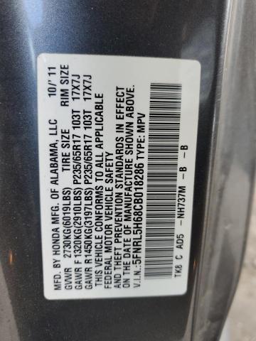 Photo 12 VIN: 5FNRL5H68CB018286 - HONDA ODYSSEY EX 