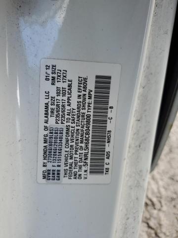 Photo 13 VIN: 5FNRL5H68CB049800 - HONDA ODYSSEY EX 