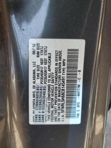 Photo 12 VIN: 5FNRL5H68CB145491 - HONDA ODYSSEY EX 