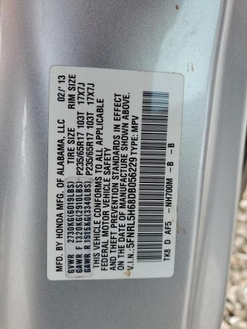 Photo 12 VIN: 5FNRL5H68DB056229 - HONDA ODYSSEY EX 