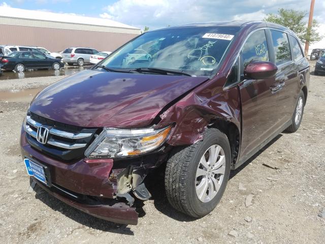 Photo 1 VIN: 5FNRL5H68EB035074 - HONDA ODYSSEY EX 