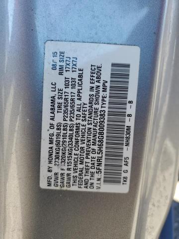 Photo 12 VIN: 5FNRL5H68GB009383 - HONDA ODYSSEY EX 