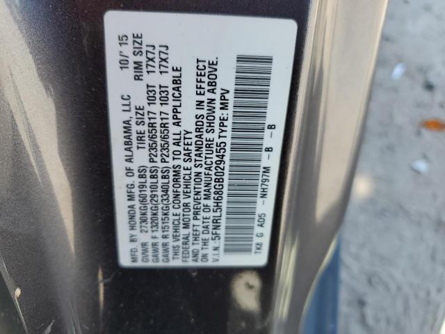 Photo 13 VIN: 5FNRL5H68GB029455 - HONDA ODYSSEY 