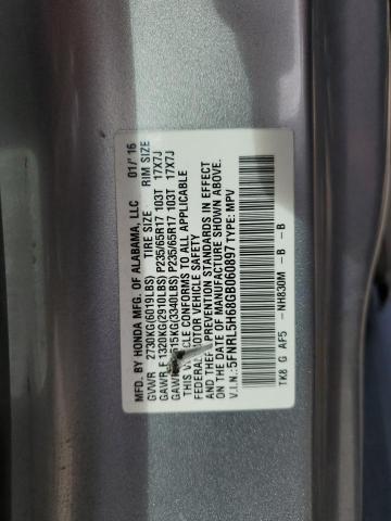 Photo 12 VIN: 5FNRL5H68GB060897 - HONDA ODYSSEY EX 