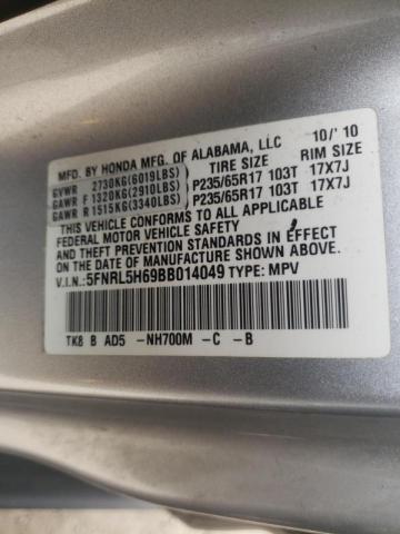 Photo 9 VIN: 5FNRL5H69BB014049 - HONDA ODYSSEY EX 