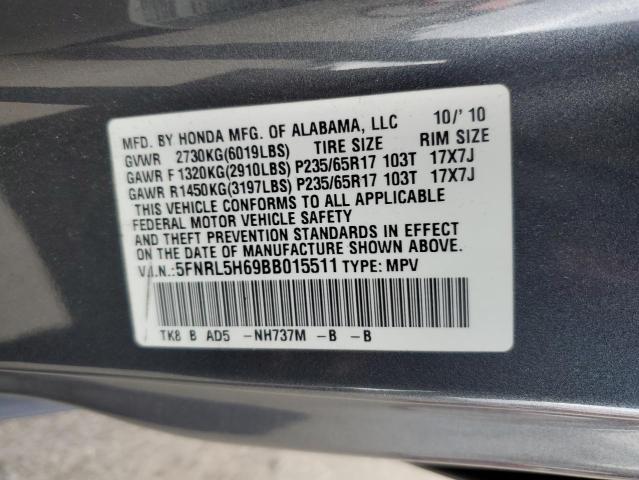 Photo 12 VIN: 5FNRL5H69BB015511 - HONDA ODYSSEY EX 