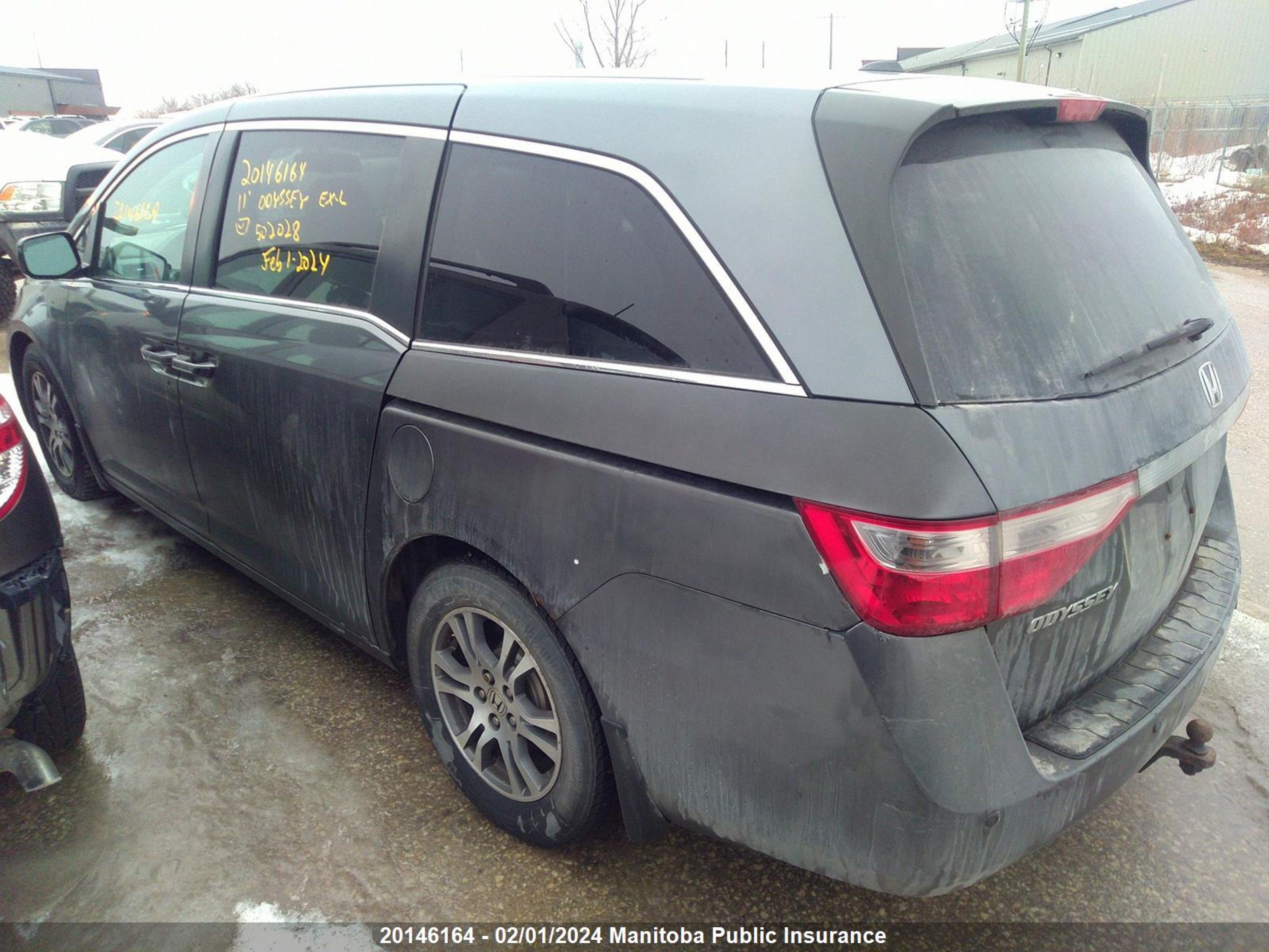 Photo 2 VIN: 5FNRL5H69BB502028 - HONDA ODYSSEY 