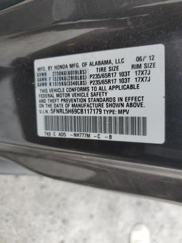 Photo 12 VIN: 5FNRL5H69CB117179 - HONDA ODYSSEY EX 