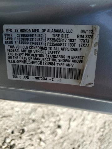 Photo 12 VIN: 5FNRL5H69CB123984 - HONDA ODYSSEY EX 