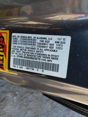 Photo 13 VIN: 5FNRL5H69DB029279 - HONDA ODYSSEY EX 