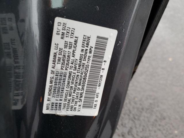 Photo 12 VIN: 5FNRL5H69DB045255 - HONDA ODYSSEY EX 