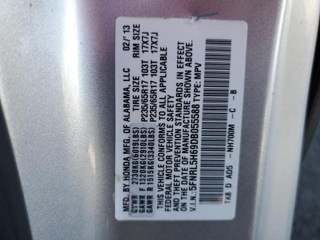 Photo 12 VIN: 5FNRL5H69DB055588 - HONDA ODYSSEY EX 