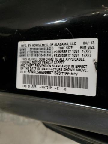 Photo 9 VIN: 5FNRL5H69DB071628 - HONDA ODYSSEY EX 