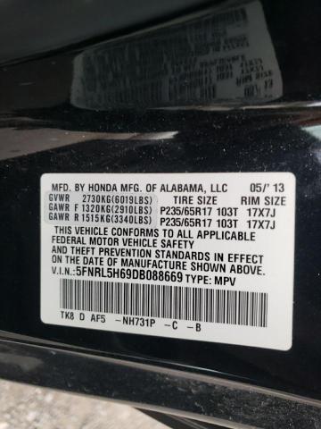 Photo 12 VIN: 5FNRL5H69DB088669 - HONDA ODYSSEY EX 