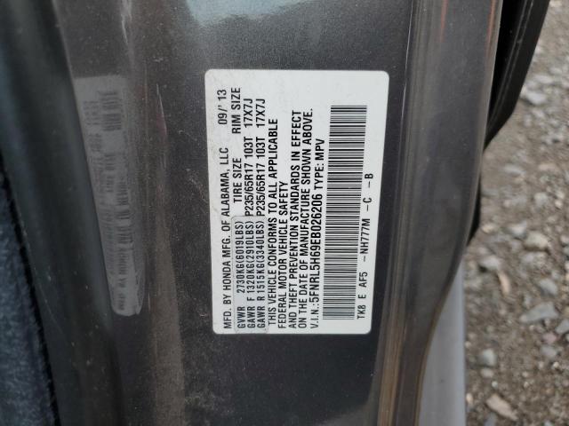 Photo 12 VIN: 5FNRL5H69EB026206 - HONDA ODYSSEY EX 