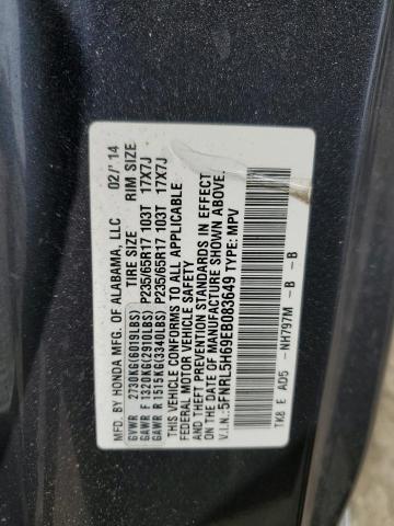 Photo 12 VIN: 5FNRL5H69EB083649 - HONDA ODYSSEY EX 