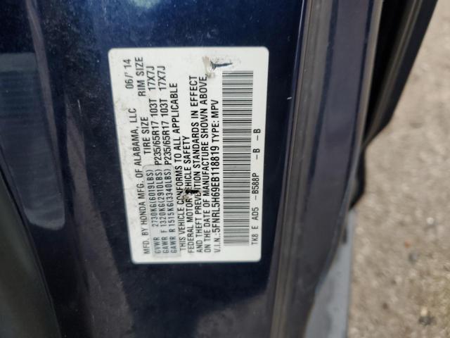 Photo 12 VIN: 5FNRL5H69EB118819 - HONDA ODYSSEY EX 