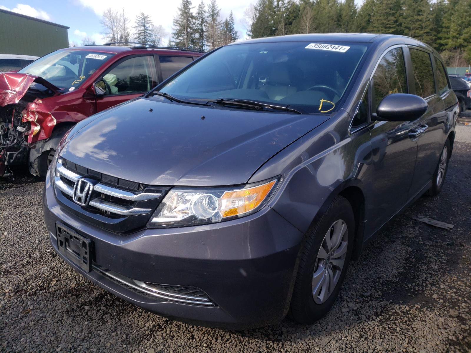 Photo 1 VIN: 5FNRL5H69GB001258 - HONDA ODYSSEY EX 