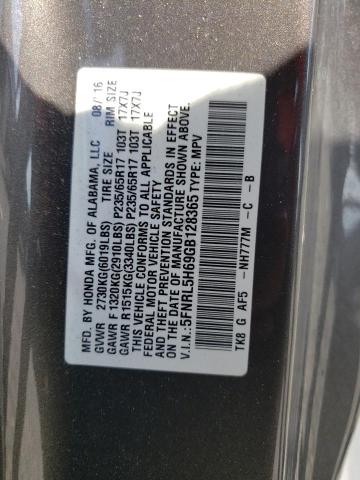 Photo 12 VIN: 5FNRL5H69GB128365 - HONDA ODYSSEY EX 