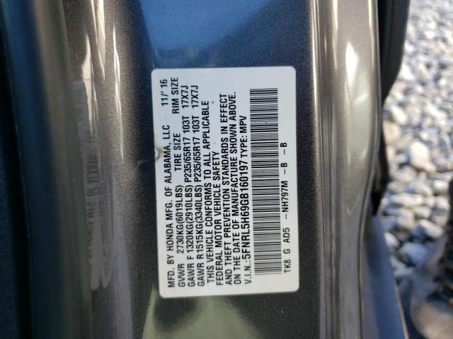 Photo 12 VIN: 5FNRL5H69GB160197 - HONDA ODYSSEY EX 