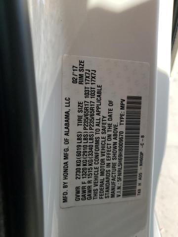 Photo 12 VIN: 5FNRL5H69HB009670 - HONDA ODYSSEY EX 