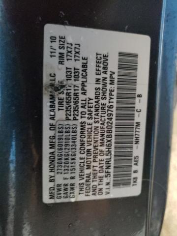 Photo 12 VIN: 5FNRL5H6XBB024976 - HONDA ODYSSEY EX 