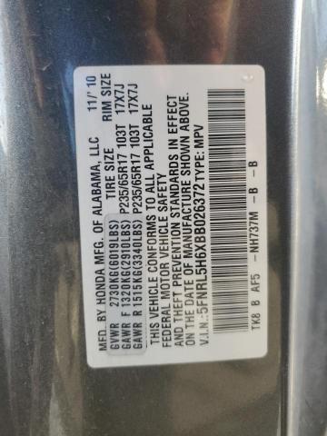 Photo 12 VIN: 5FNRL5H6XBB026372 - HONDA ODYSSEY EX 