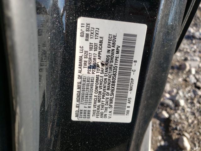 Photo 9 VIN: 5FNRL5H6XBB058335 - HONDA ODYSSEY EX 