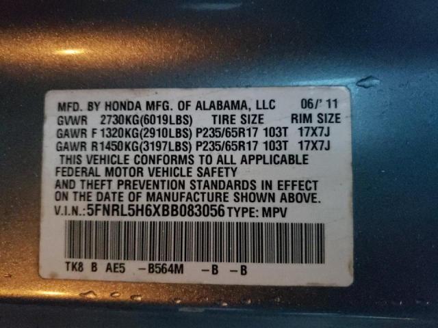 Photo 9 VIN: 5FNRL5H6XBB083056 - HONDA ODYSSEY EX 