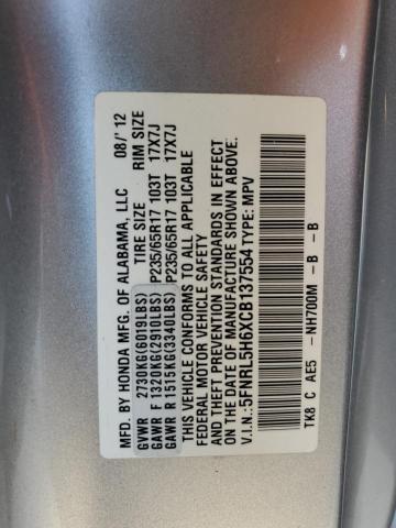 Photo 11 VIN: 5FNRL5H6XCB137554 - HONDA ODYSSEY EX 