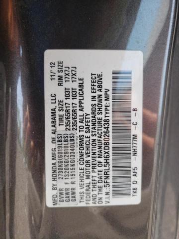 Photo 12 VIN: 5FNRL5H6XDB026438 - HONDA ODYSSEY EX 