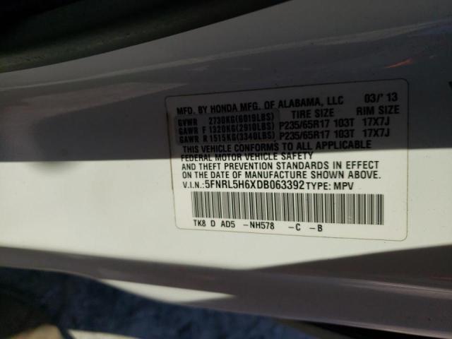 Photo 9 VIN: 5FNRL5H6XDB063392 - HONDA ODYSSEY EX 