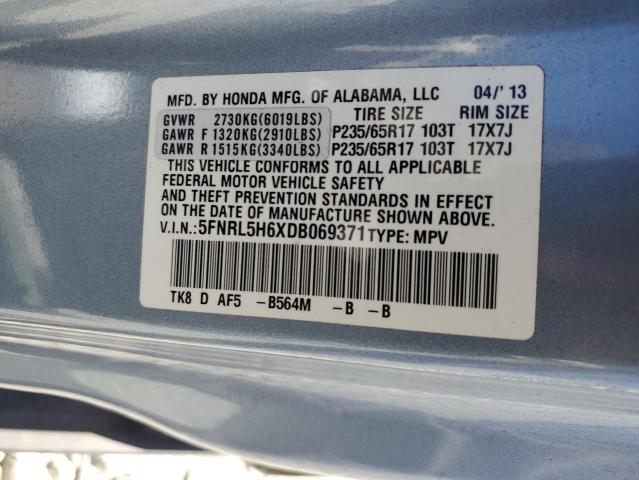 Photo 11 VIN: 5FNRL5H6XDB069371 - HONDA ODYSSEY EX 