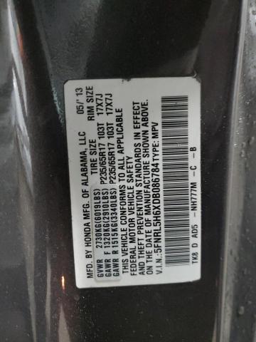 Photo 13 VIN: 5FNRL5H6XDB086784 - HONDA ODYSSEY EX 