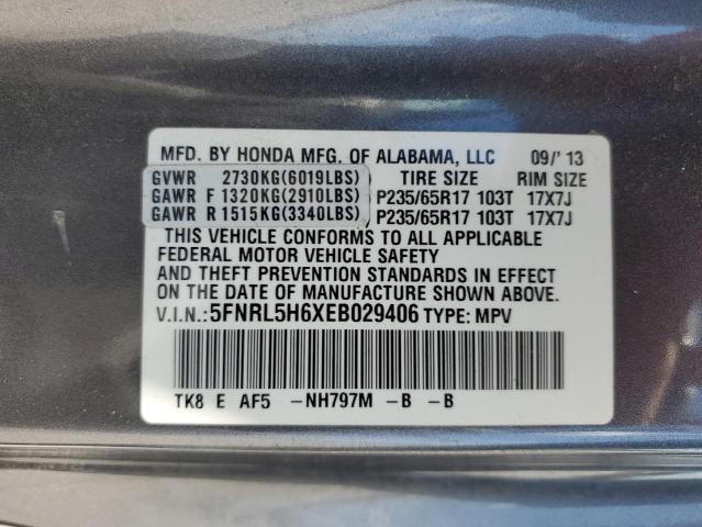 Photo 12 VIN: 5FNRL5H6XEB029406 - HONDA ODYSSEY EX 