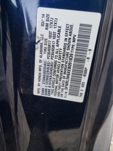 Photo 9 VIN: 5FNRL5H6XEB091839 - HONDA ODYSSEY EX 