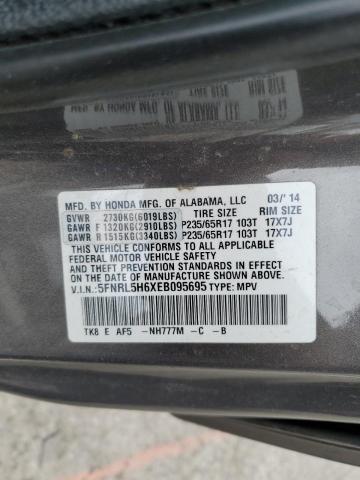 Photo 9 VIN: 5FNRL5H6XEB095695 - HONDA ODYSSEY EX 